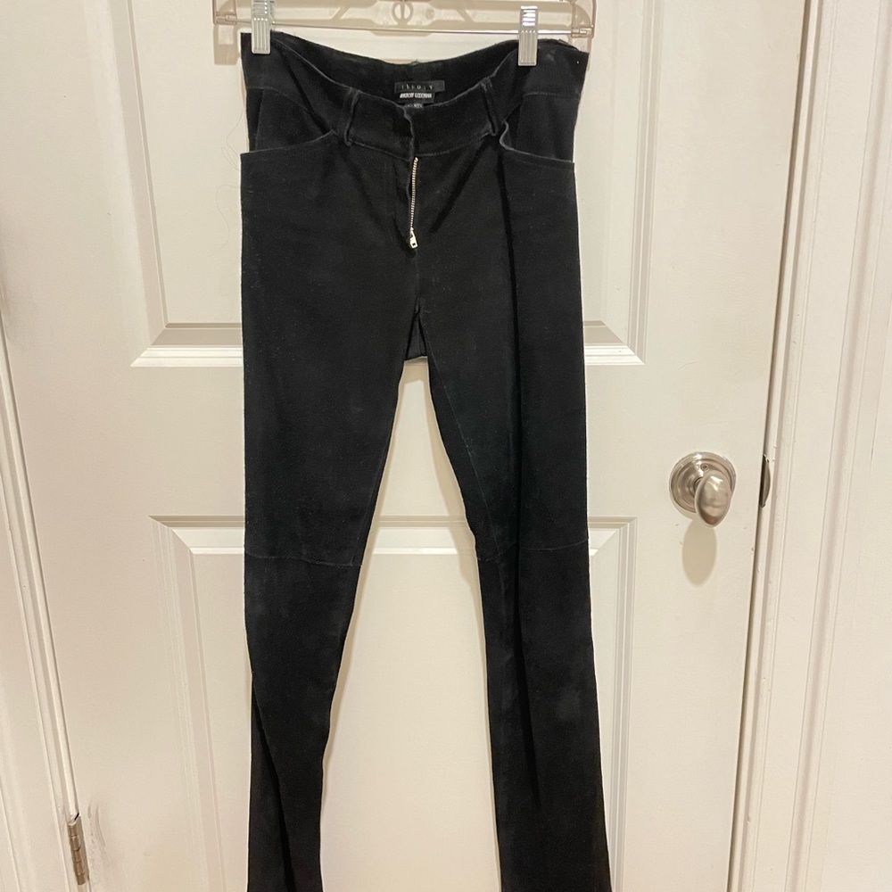 Theory suede winter pants